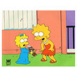 Simpsons Lisa and Maggie Original Production Cel